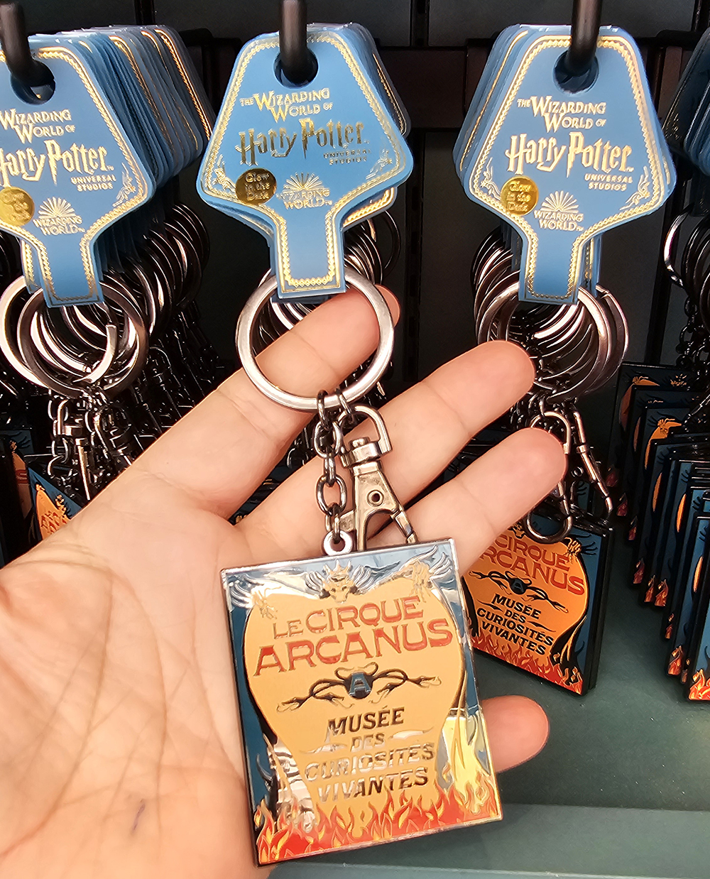 Wizarding World of Harry Potter Universal's Epic Universe Le Cirque Arcanus Keychain