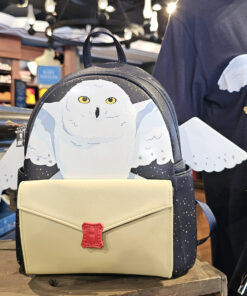 Wizarding World of Harry Potter Universal Studios Parks Waiting For My Letter Hedwig Owl Blue Mini Backpack
