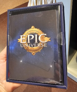 Universal Studios Epic Universe Logo Epic Emblem Note Cards Set