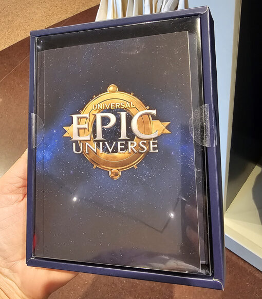 Universal Studios Epic Universe Logo Epic Emblem Note Cards Set