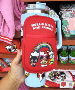 Hello Kitty Sanrio Universal Studios Parks Day in the Park - Stanley Style Tumbler w/ Pouch