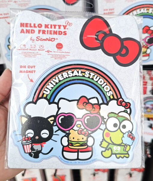 Hello Kitty Sanrio Universal Studios Parks Day in the Park - Rainbow Die-Cut Magnet
