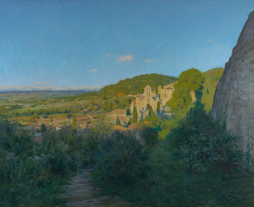 gigondas oil painting