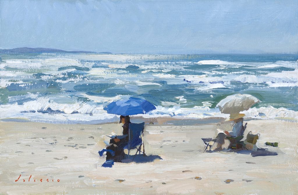 Monterey Bay oil painting