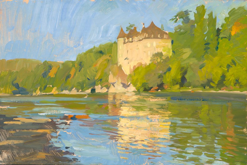 Dordogne oil painting