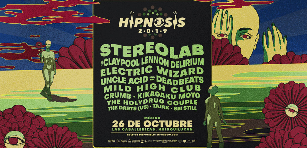 Hipnosis 2019: The Claypool Lennon Delirium, Uncle Acid & The Deadbeats y Crumb vienen a México