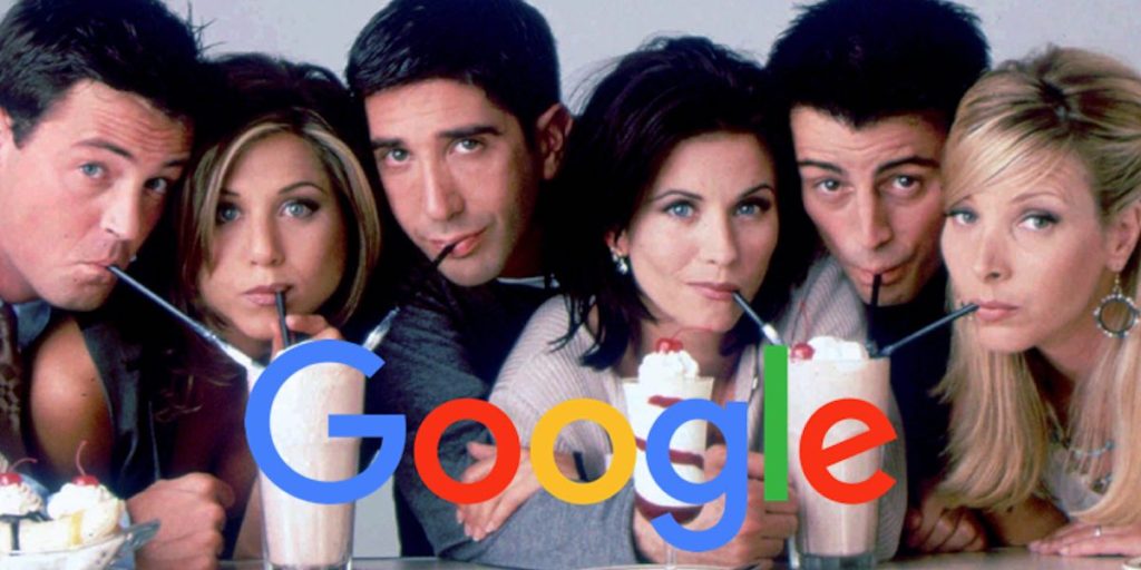 google friends 25 aniversario buscador easter eggs
