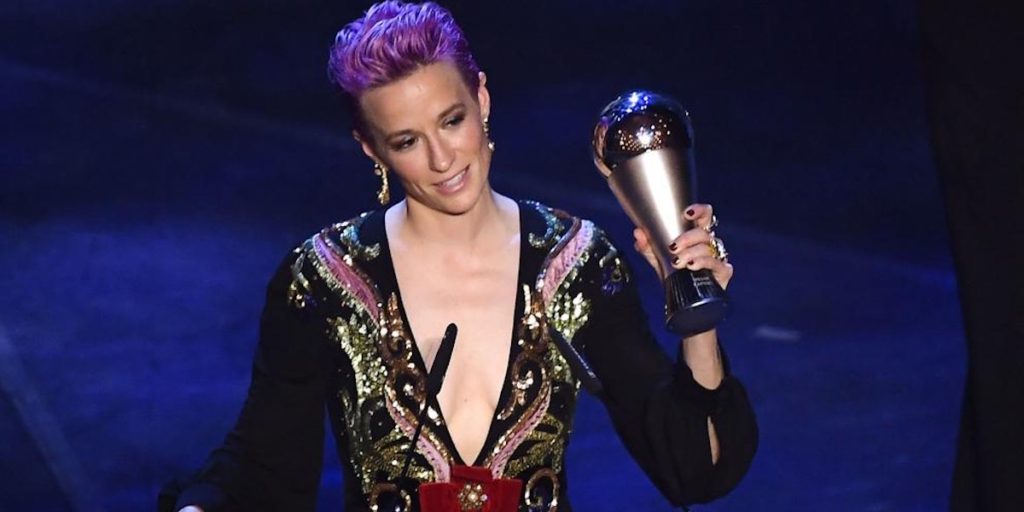megan rapinoe premio fifa discurso futbol femenil the best