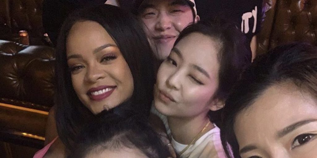rihanna blackpink jennie nueva colaboracion fotos twitter