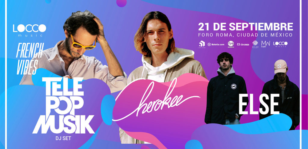 French Vibes presenta Telepopmusik, Cherokee, Else y Tayrell