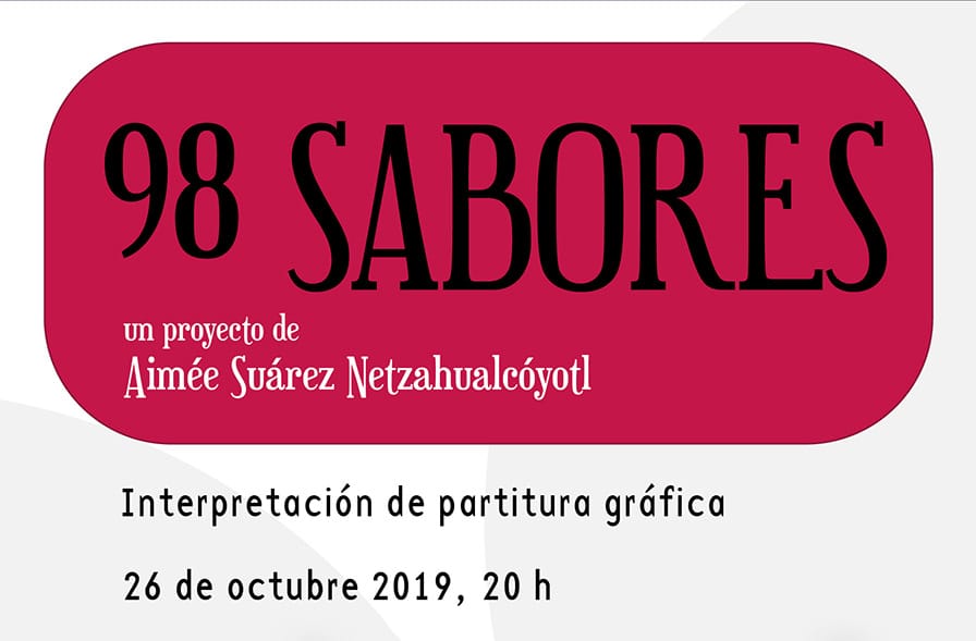 98 Sabores  Aimée Suárez Netzahualcóyotl