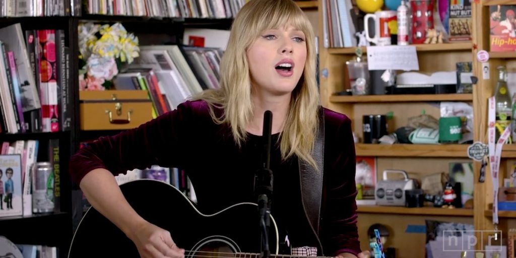 taylor swift tiny desk concert video youtube 2019