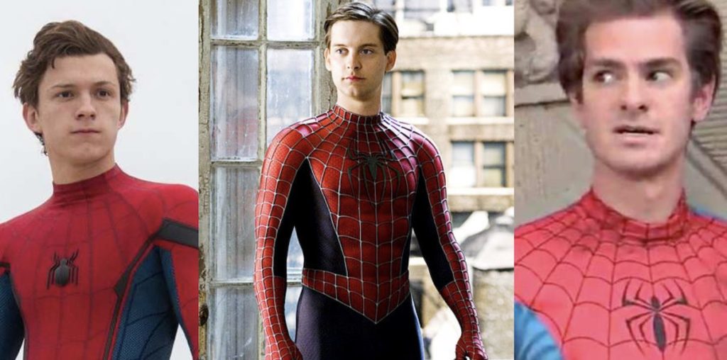 Tom Holland, Tobey Maguire y Andrew Garfield en la nueva película de Spider-Man