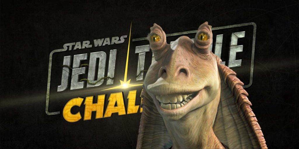 disney plus nuevo programa star wars jedi temple challenge jar jar binks