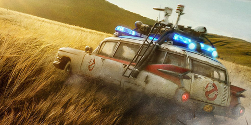Este es el ectoplásmico póster de la nueva película de Los Cazafantasmas