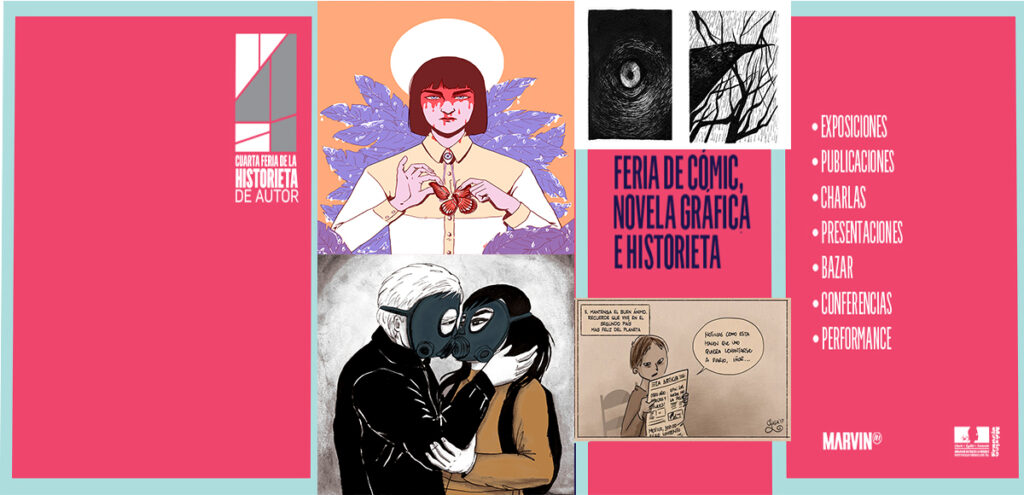 Flor, Beli, Carmen, Idalia, 4ta Feria de la Historieta de Autor.