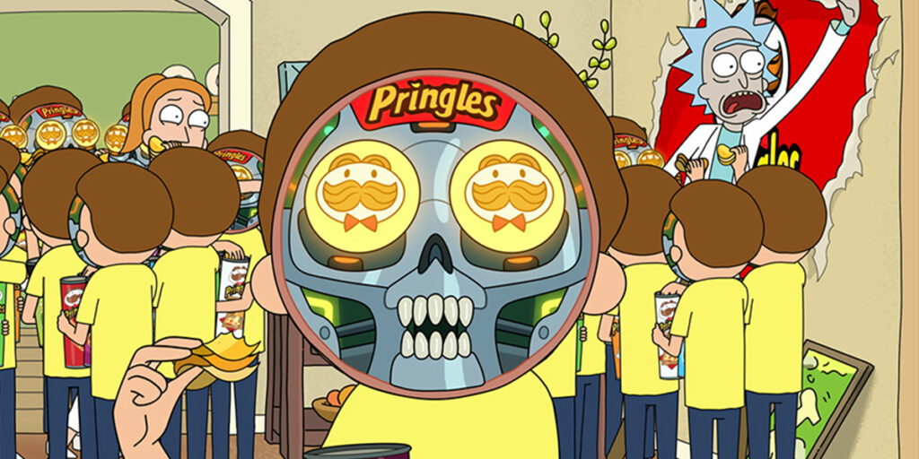 rick and morty nuevo comercial pringles summer super bowl