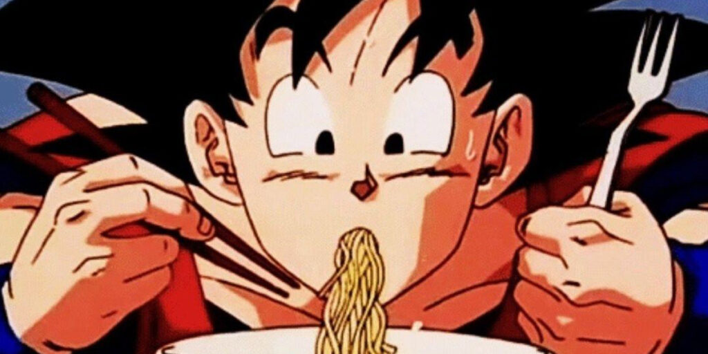 funko pop dragon ball goku fideos ramen