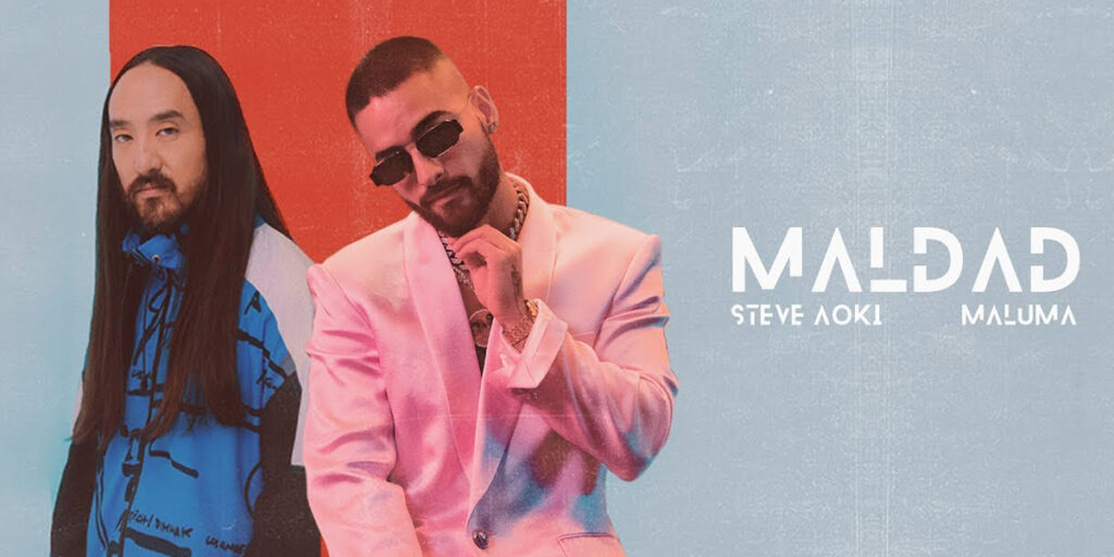steve aoki nueva cancion maldad maluma video