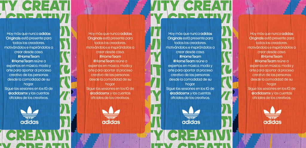 adidas presenta #HomeTeam, una nueva plataforma creativa