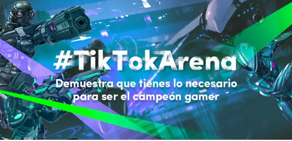 TikTok lanza #TikTokArena un concurso para gamers