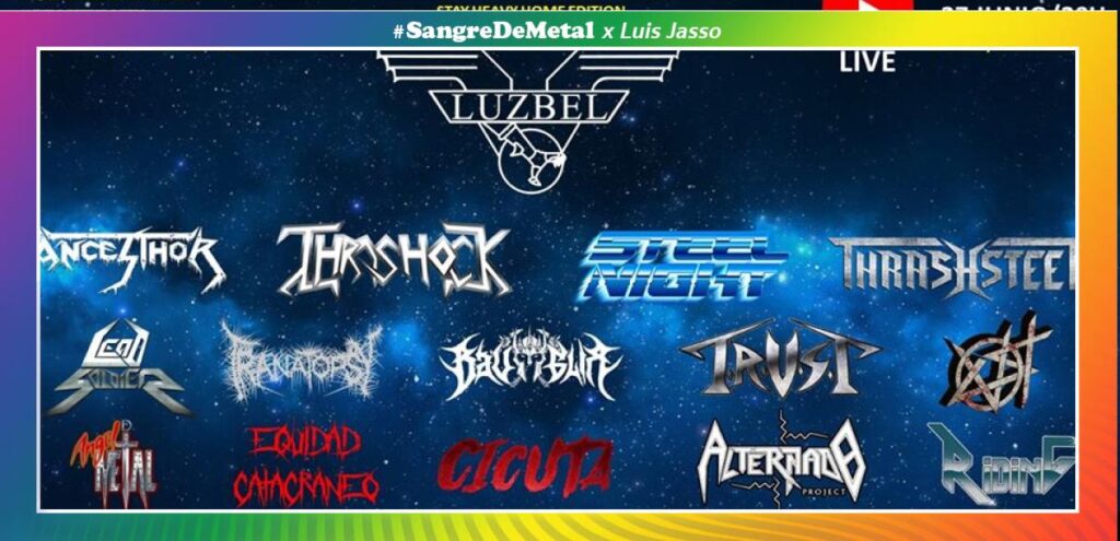 Stay Heavy Home Edition, quince bandas en línea