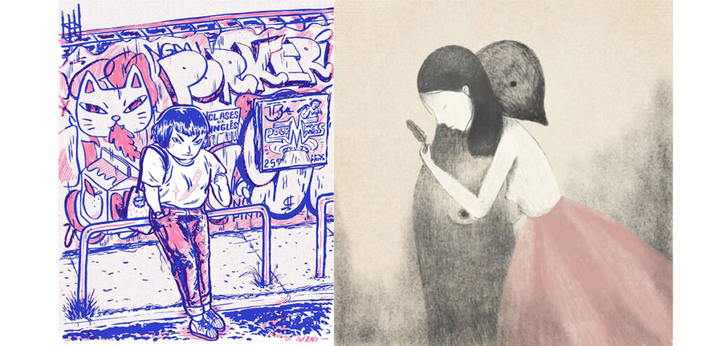 Iurhi Peña e Hipocampo Museo Virtual de la Ilustración Contemporánea