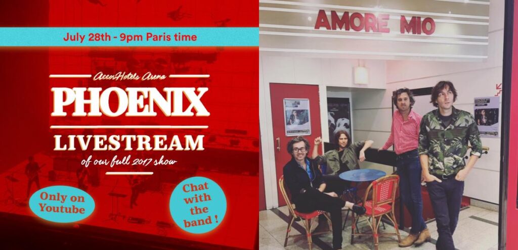 Phoenix presentará hoy un concierto en YouTube