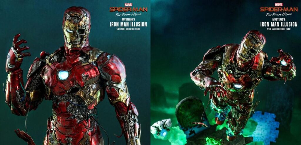 La figura zombie de Iron Man súper realista