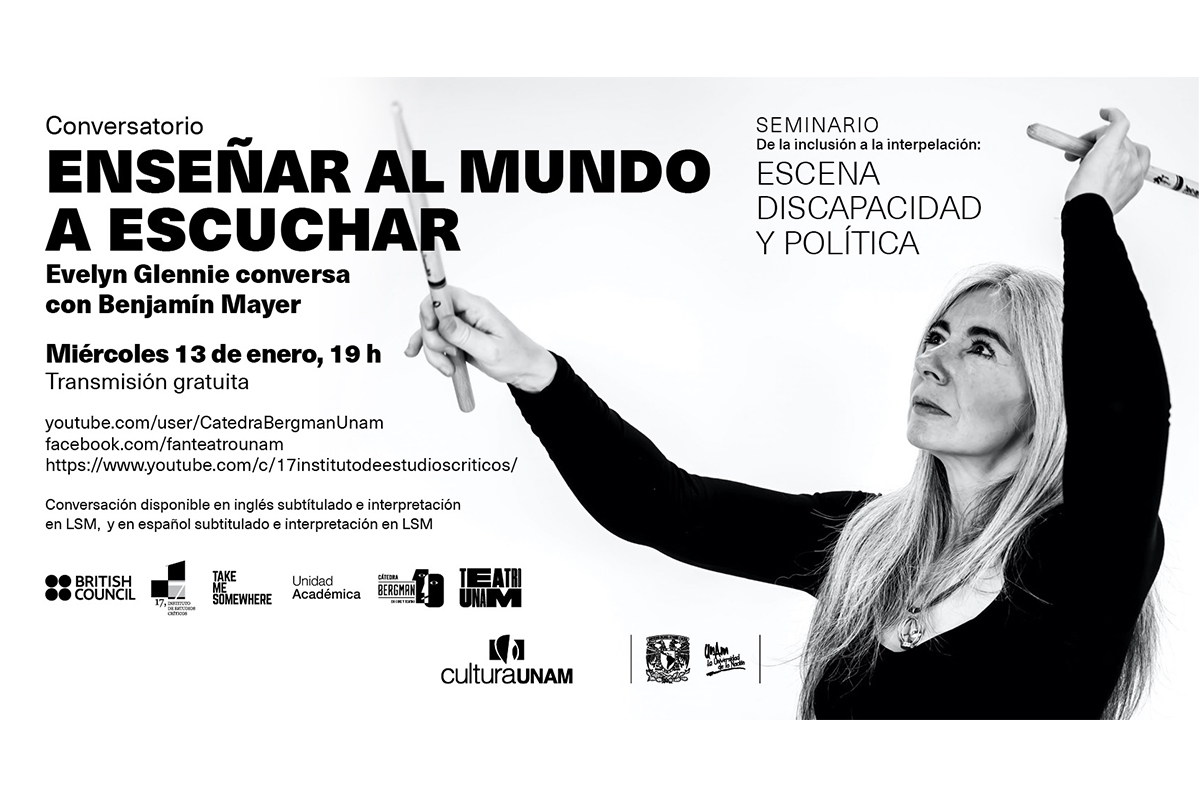 Enseñar al Mundo a Escuchar conferencia de Evelyn Glennie