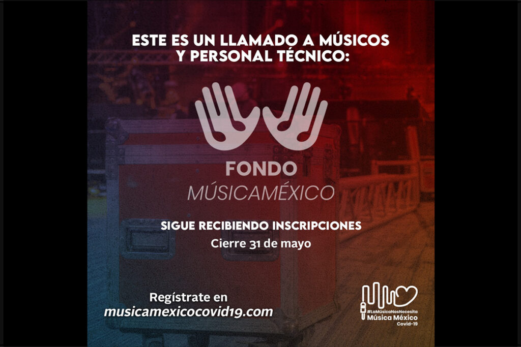 Convocatoria Fondo Música de apoyo a Músicos y Personal Técnico
