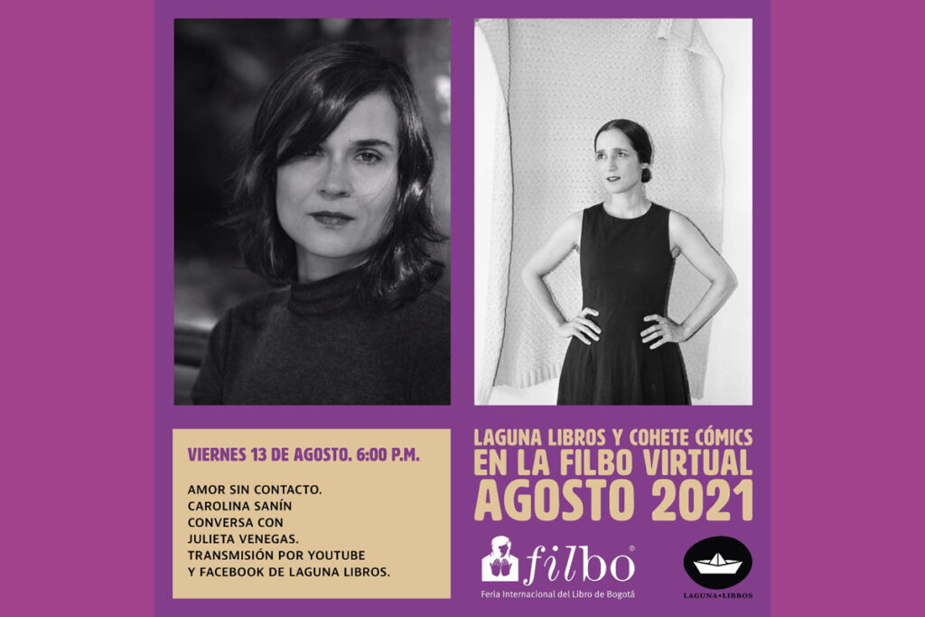 Carolina Sanín y Julieta Venegas en la FILBO