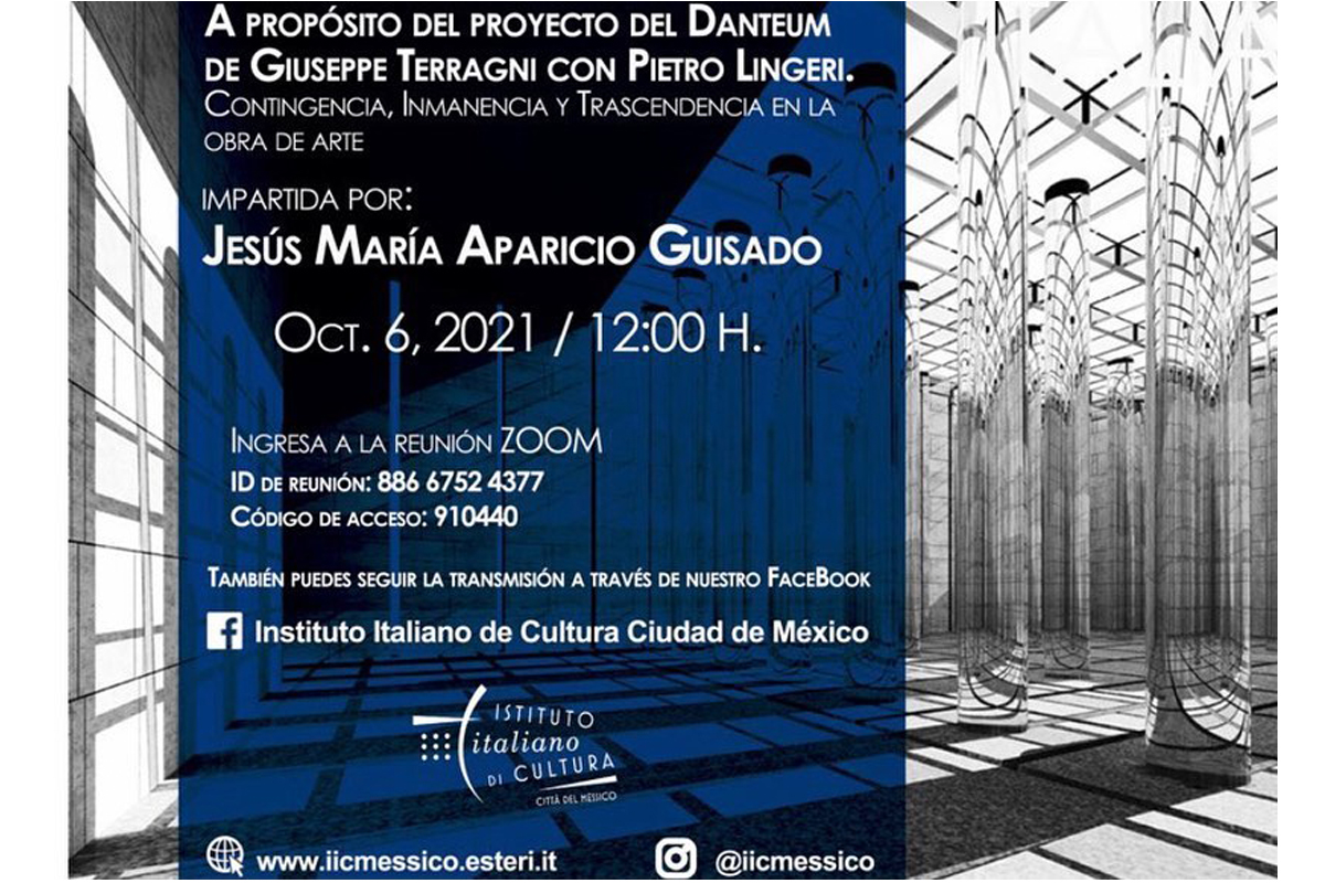Conferencia sobre el proyecto Danteum de Giuseppe Terragni con Pietro Lingeri