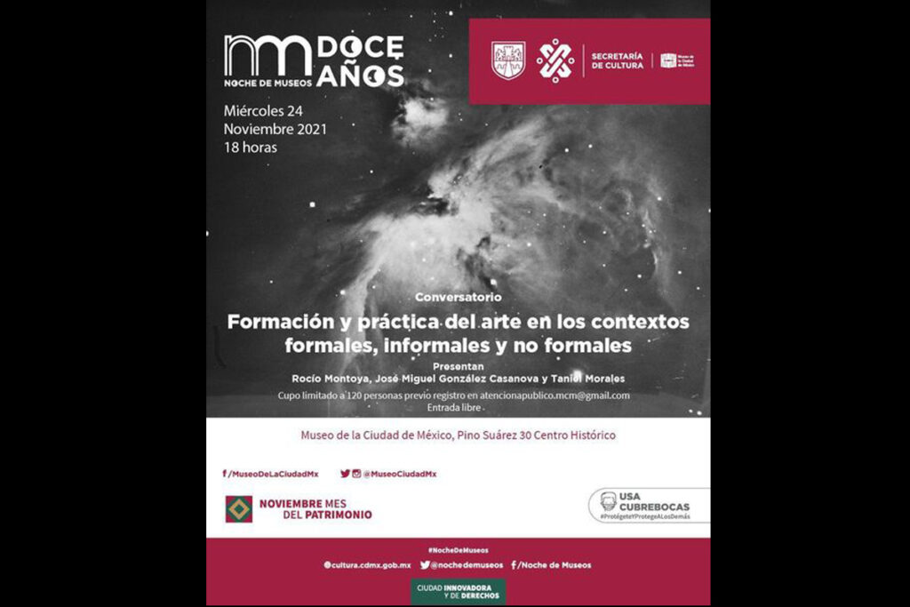 Formación y práctica del arte en los contextos formales, informales y no formales