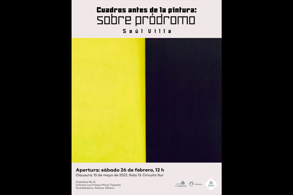 Cuadros antes de la pintura: sobre pródromo en el Museo Cabañas
