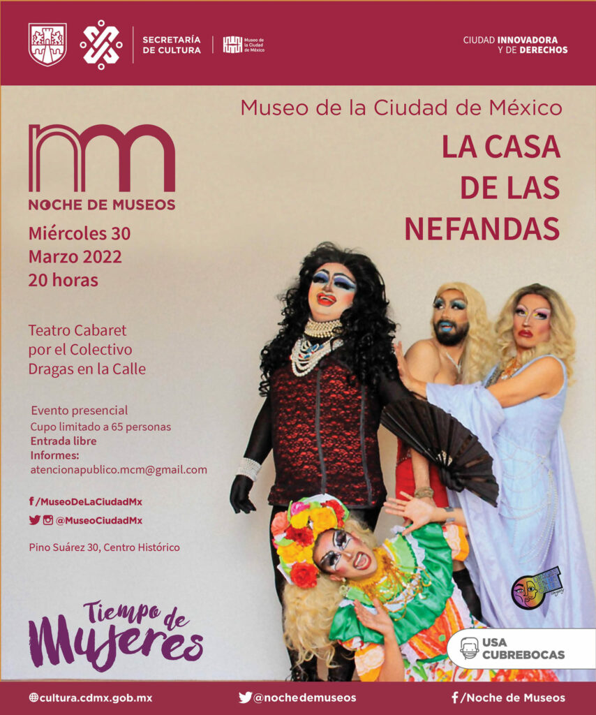 La Casa de las Nefandas en el Museo de la Ciudad de México. 1 Marvin 2021 Drags1