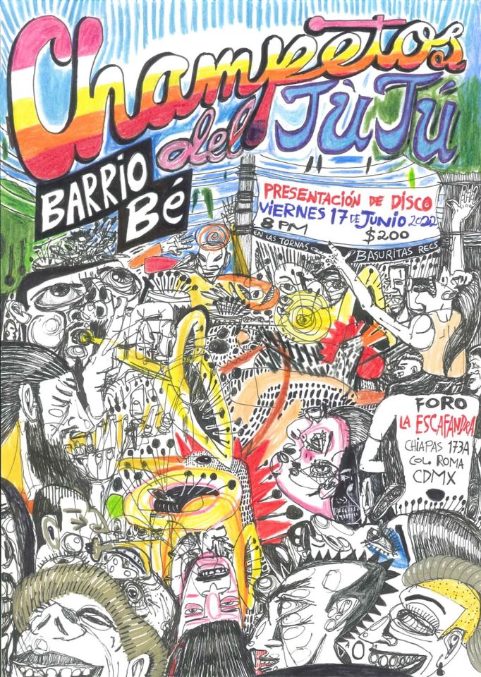 Los Champetos del Jùjú presentan su disco Barrio Bé 1 Marvin 2022 ChampetosFlyer