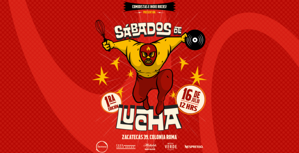 Comidistas e Indie Rocks! presentan la 1ª edición de Sábados de Lucha
