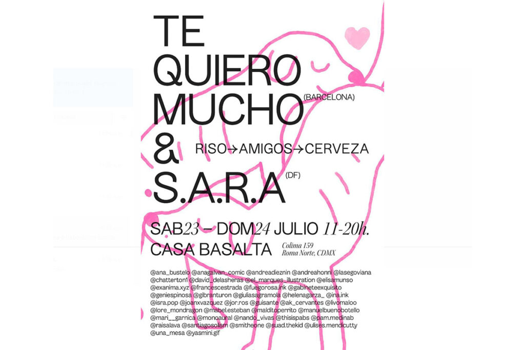 Expo Risográfica, Te Quiero Mucho & S.A.R.A.