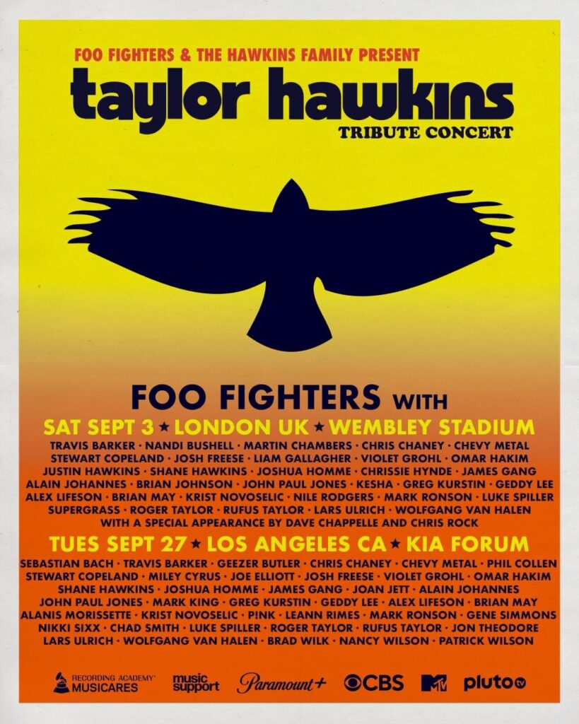 Así es cómo puedes ver desde tu casa el concierto tributo de Taylor Hawkins 1 FD074882 1AEB 43AE A088 E4CF1C5710CC