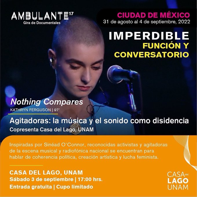 Nothing Compares docu sobre Sinéad O'Connor en Ambulante 2022 1 Marvin 2022 Sinead1
