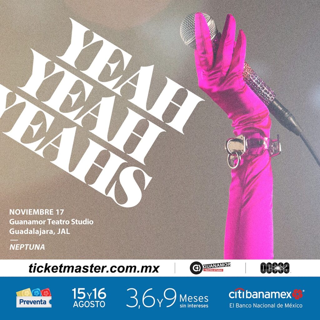 Yeah Yeah Yeahs estrenan sencillo y anuncian nueva fecha en México 1 yeah yeahyeahs concierto mexico