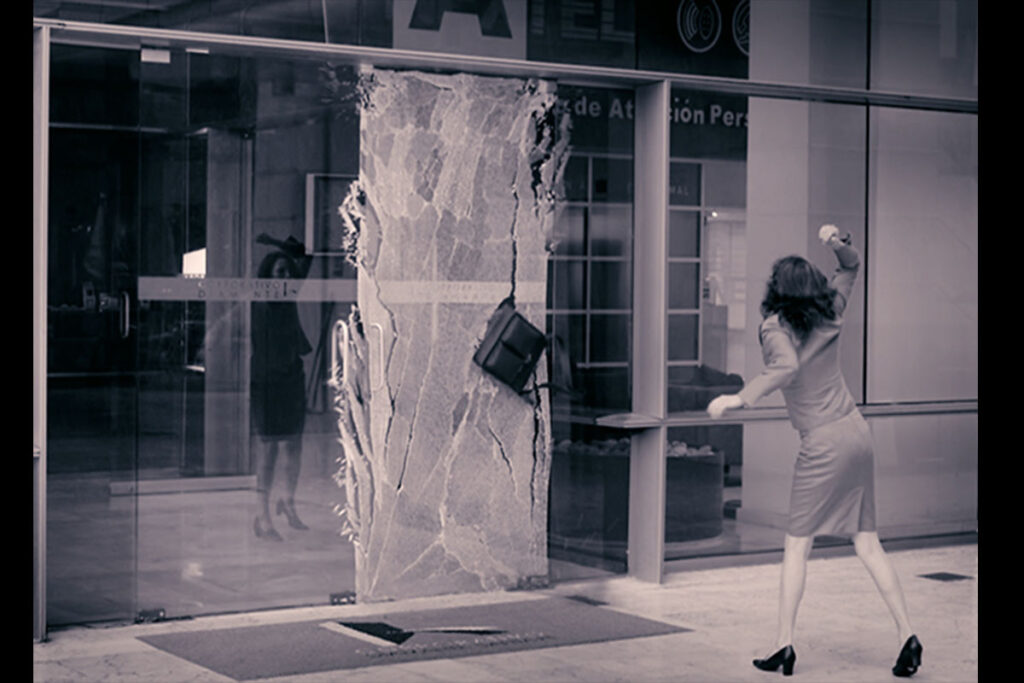 Teresa Serrano en el Chopo