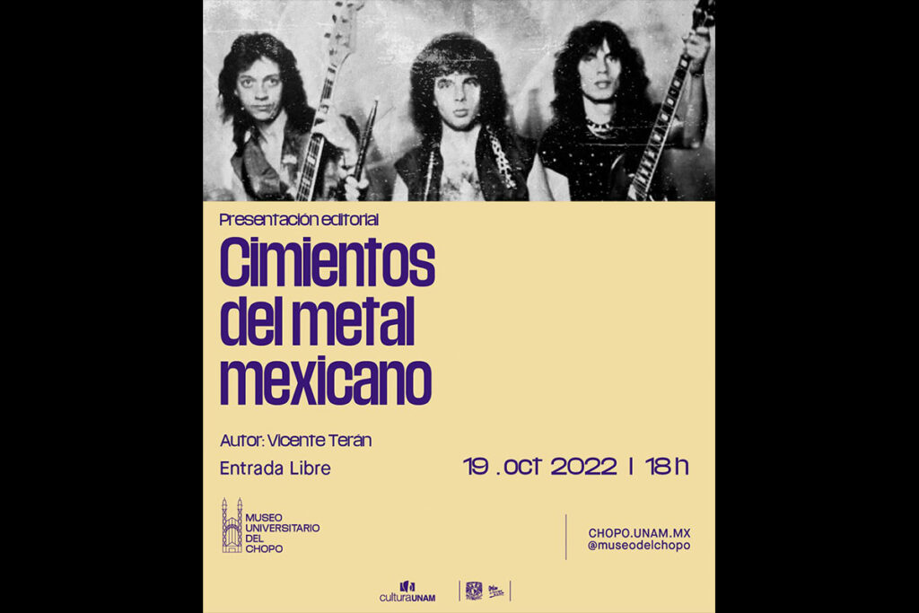 Libro Cimientos del Metal Mexicano en el Chopo.