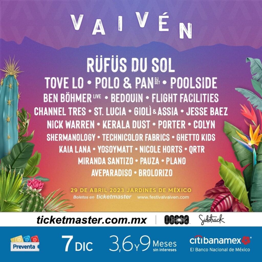 Rüfüs Du Sol encabeza el cartel del Festival Vaivén 2023 1 1F2CD827 7CBC 4ED6 937F ED3668BAA55C