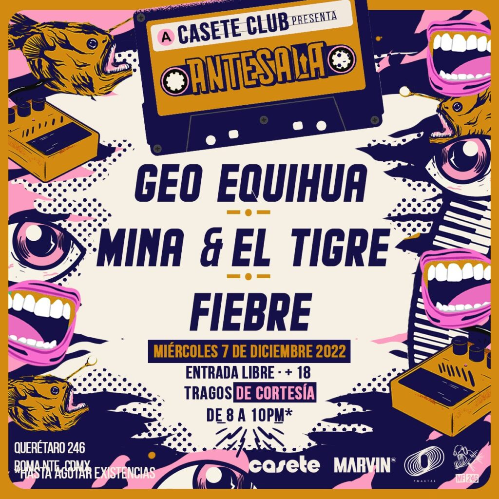 Geo Equihua y más se presentarán en la próxima entrega de Casete Club 1 51C17ACA CF8B 4FA2 986A C2DDECADAE4F