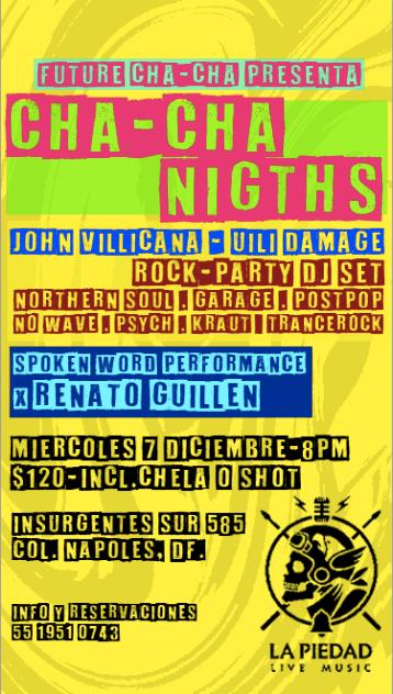 La Piedad presenta Cha-Cha Nights 2 WhatsApp Image 2022 12 01 at 7.11.23 PM