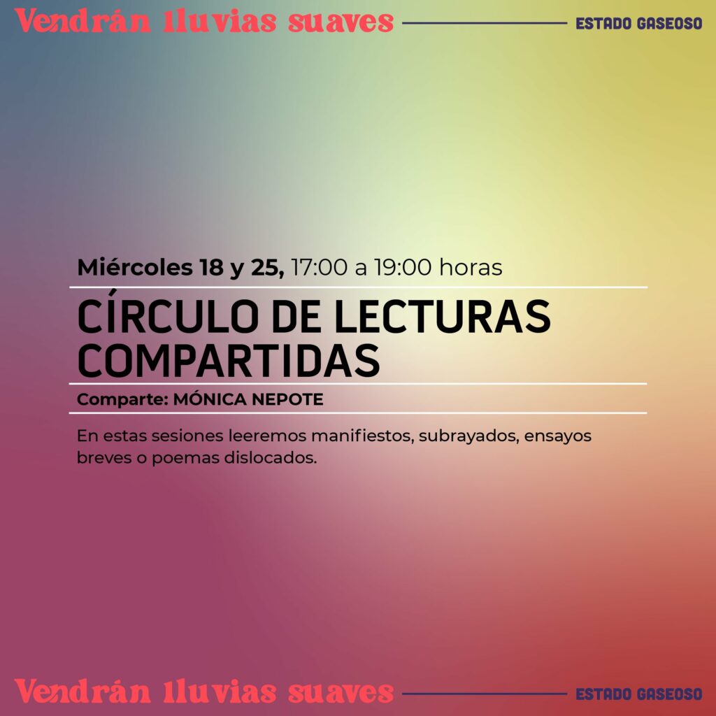 Actividades en torno a la expo Vendrán Lluvias Suaves 2 Marvin 2023 Act3