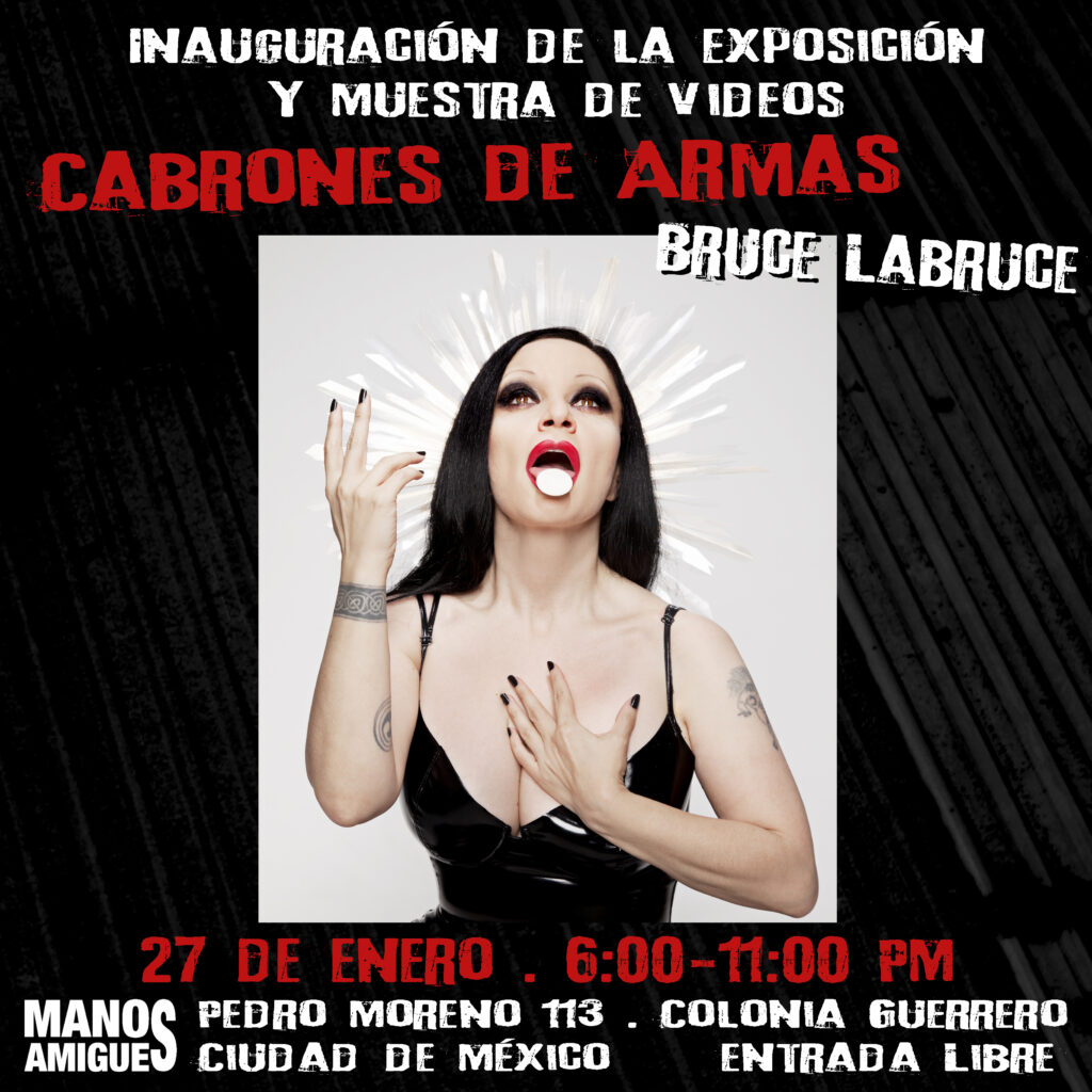 Cabrones de armas, expo por Manos Amigues, invitada especial La Congelada de Uva 1 Marvin 2023 bruc Marvin 2023 Cabrones de Armas 2 c