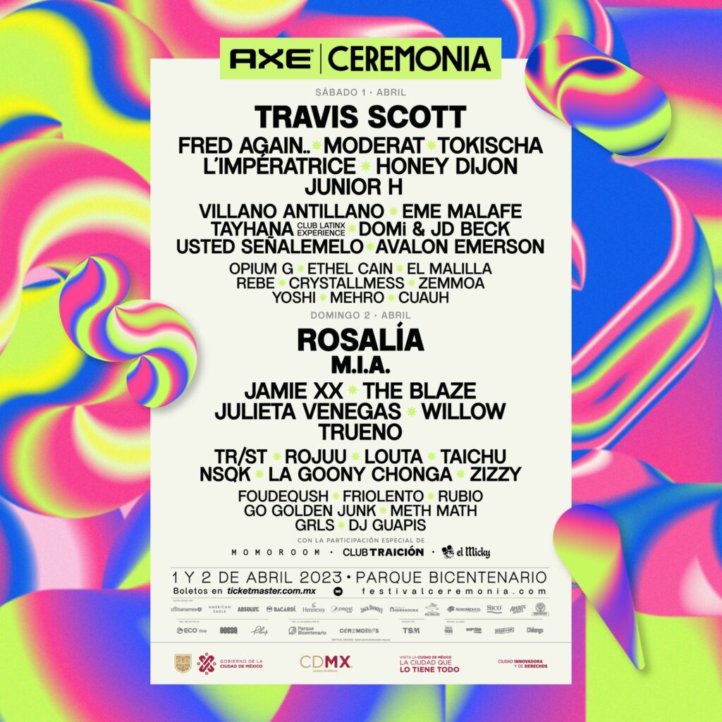 Rosalía y The Blaze se unen al cartel de Ceremonia 2023 1 ceremonia cartel 2023